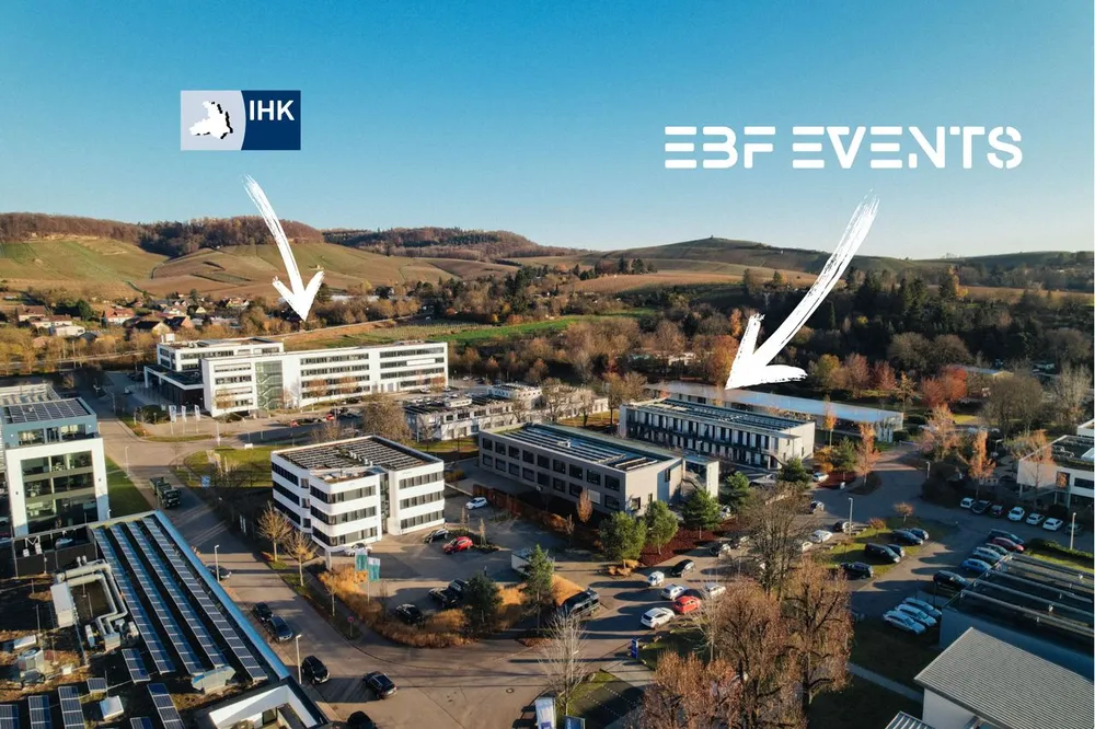 Luftbild des EBF-Events-Standorts in Heilbronn